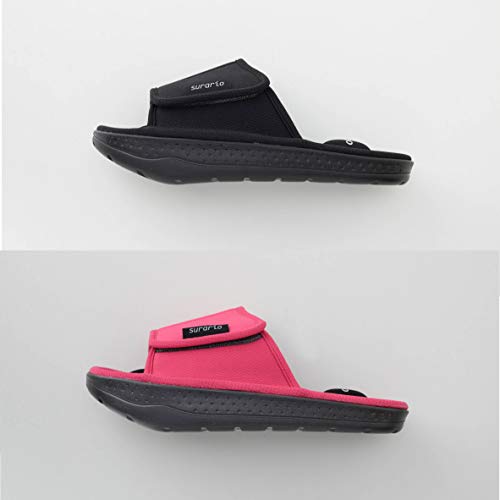 Ernest Stretch Slippers for Indoor Use, Stretching While Working Out, Core Training, Sizes 22.5-24.5cm, Pink, Stretch Slippers, Surario A-77231