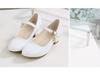 Girls' High Heel Leather Princess Shoes - Crystal Design, Spring/Autumn, Children's Performance Footwear, New Korean Style