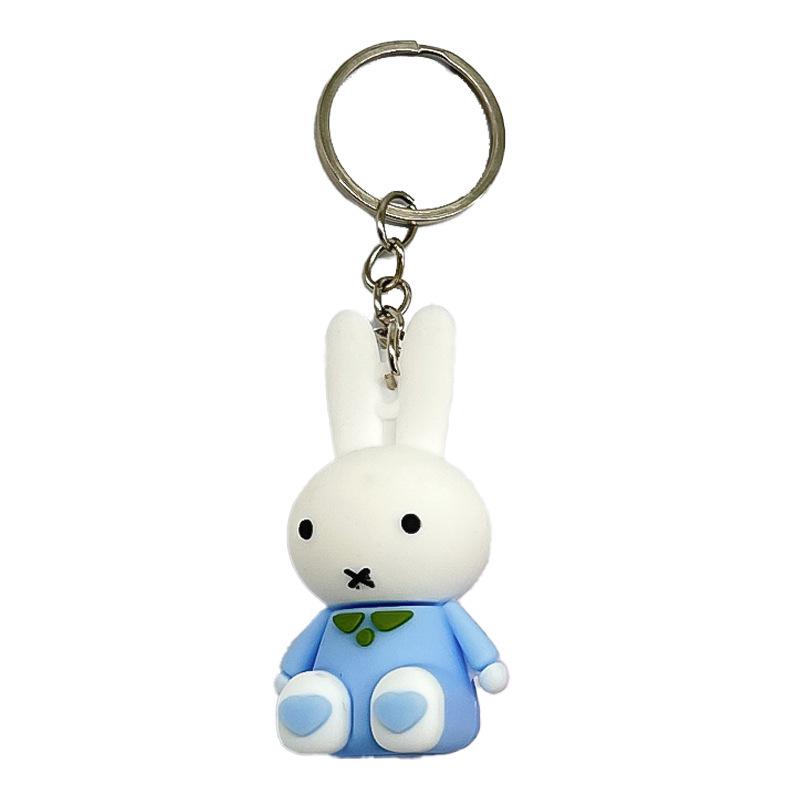 Klasická roztomilá klíčenka pro panenku Miffy - kreslený přívěsek na tašky a klíče od auta, ideální malý dárek