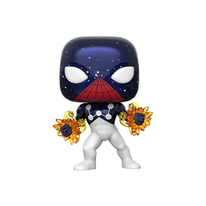 Figurine Funko Pop! - Marvel - Spider-man (Captain Universe) - PVC - 9 cm - Multicolore