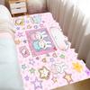 Kawaii Miffy Rabbit Carpet Bedside Blanket Foot Mat Cute Cartoon Bay Window Mat Coffee Table Blanket Anti-slip Floor Mat
