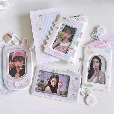Kpop Binder Photocards Idol Card Collect Book Kpop Cards Sleeve Protector Kpop Photo Albums Bags Keychain Desk Accessorie