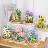 Building Block Flower Micro Particle Assembly for CHILDREN'S Building Block Toys Roses Tulips Tabletop Decorations Gifts