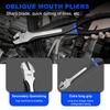 5 PCS 11" Extra Long Needle Nose Pliers Tool Set, Premium CRV Steel,for Hard-to-Reach Narrow Spaces