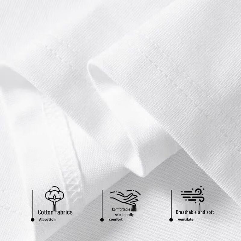 Huili Dams T-shirt i ren bomull, avslappnad passform, med tryck