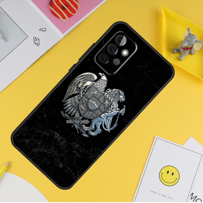 Armenian Flag Phone Case For Samsung Galaxy A53 A33 A13 A12 A32 A52 A14 A34 A54 A15 A25 A35 A55 A71 A51