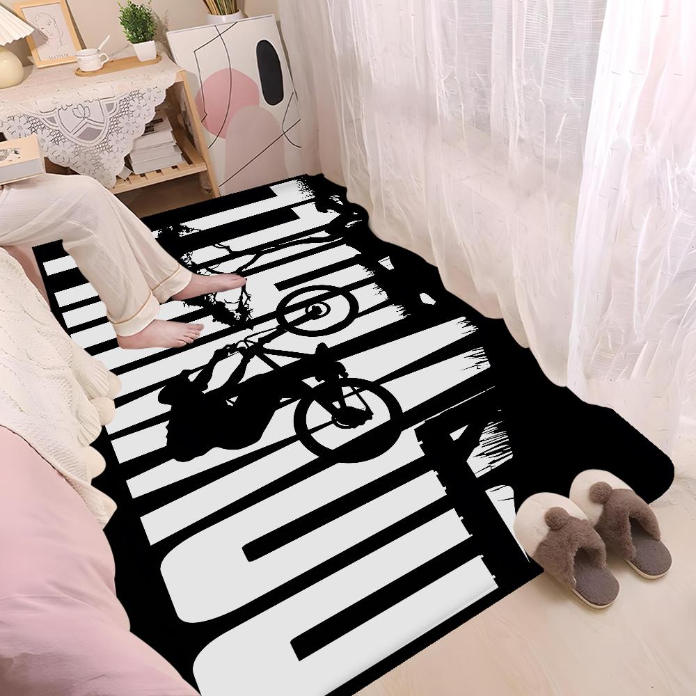 Bicycle Mountain Bike Cycling Floor Mat Nordic Style Home Doormat Bathroom-Toilet Mats Bedroom Hotel Decor Mat
