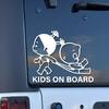 Child warning car sticker creative&funny stickers for cartoon fans&lover,high quality for car trucks motorcycles &laptops