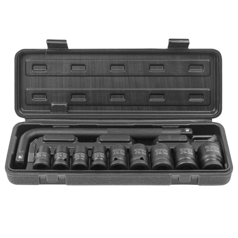 Impact socket set 10-24 1/2" impact sockets
