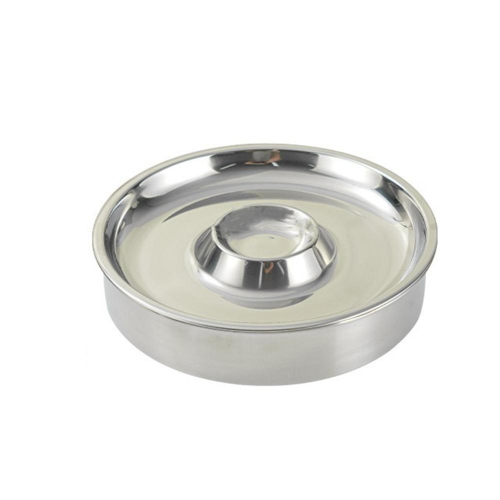

Round Seafood Sushi Tray with Dipping Dish Dumpling Plate Appetizer Serving Platter Tableware Glossy Style