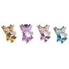 2Pcs Butterfly Car Air Vent Clip  Car Fragrance Car Diffuser Air Freshener Rhinestone Car Bling Accessories