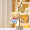 Dog Keychain Maltese Plush Toy Animal Doll Cartoon Decoration Gifts Pendant