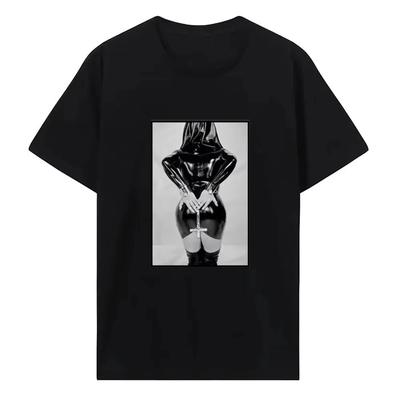 Humor Nun Nonne Church of Satan TShirt Porn Porno Religion Inverted Cross Men Lastest Simple Style Short Sleeves Plus Size Loose