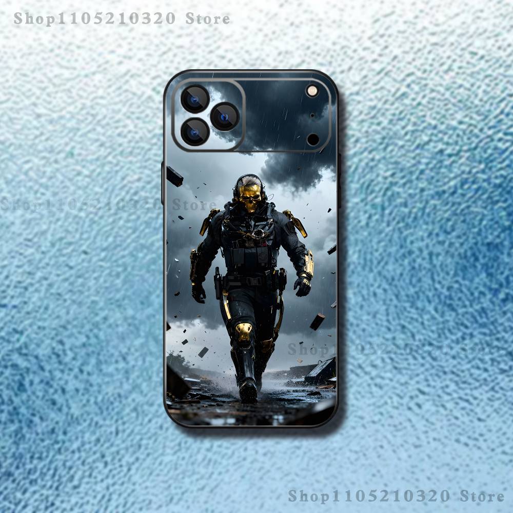 Game Delta Force Phone Case For iPhone 17,16,15,14,13,12,11,Pro,Max,Plus,E,Air,Mini Protective TPU Cover