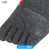 Naigai Made in Kurze Socken für und Perfekt als Größe 02332302 Herren Fünf-Zehen-Socken, Japan, Feuchtigkeitstransportierend, Schnelltrocknend, Laufen, Marathons,