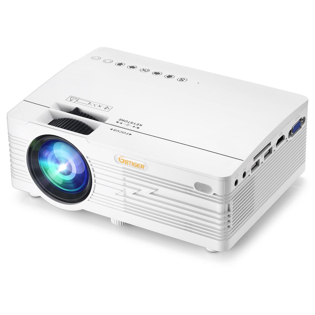 Buy GBTIGER AK - 90 LCD Video Projector Portable LED Light 2500lm HDMI ...