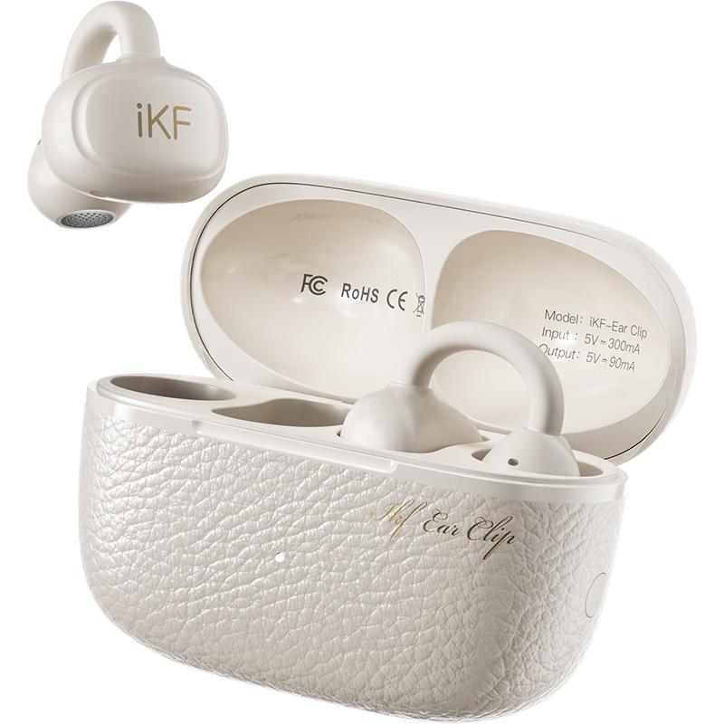 

iKF Ear Clip Open-Ear Bluetooth Headphones LDAC Premium
