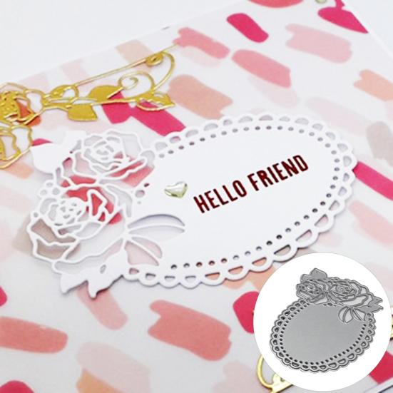 Rose Flower Metal Cutting Dies DIY Scrapbooking Card Making Paper Craft