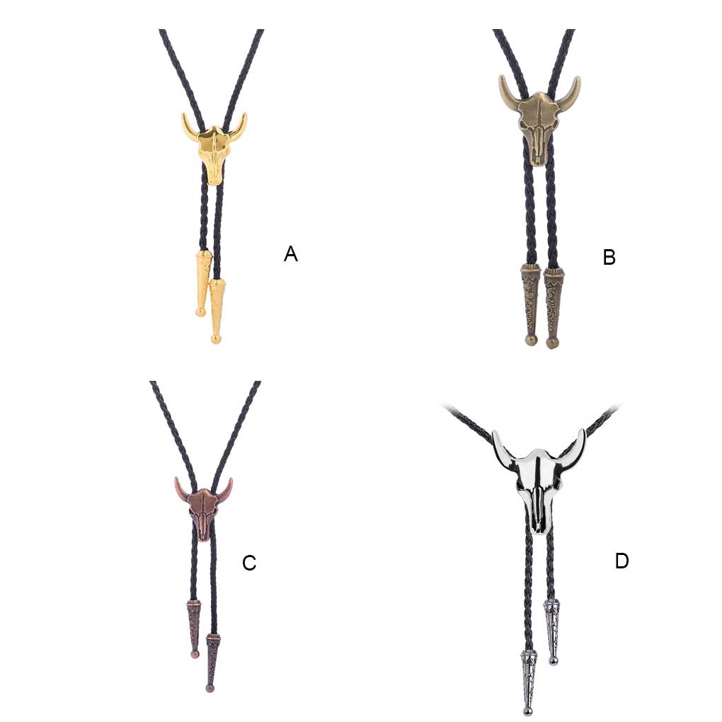Golden Ties for Men American Cowboy Fashionable Bolo Adjustable Garment Accessories Western Style Tie Ideal Gift In Bags Package