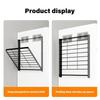 Foldaway Washer Side Shelf Easy Installation Wall Mount Organizers Space Efficient for Small Bathrooms Balcony HX6C