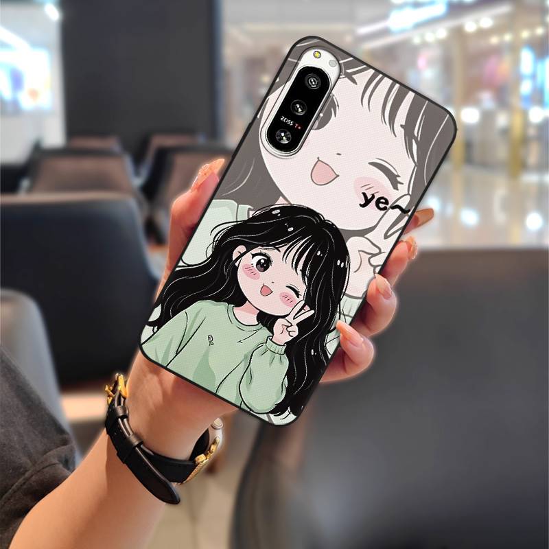 Graffiti Dirt-resistant Phone Case For Sony Xperia5 IV Anti-dust Phone Pouch Protective Full Wrap Durable Back Cover TPU