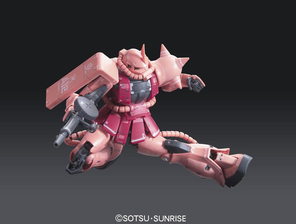 RG Mobile Suit Gundam MS-06S Char's Zaku 1/144 Scale Pre-Colored Plastic Model