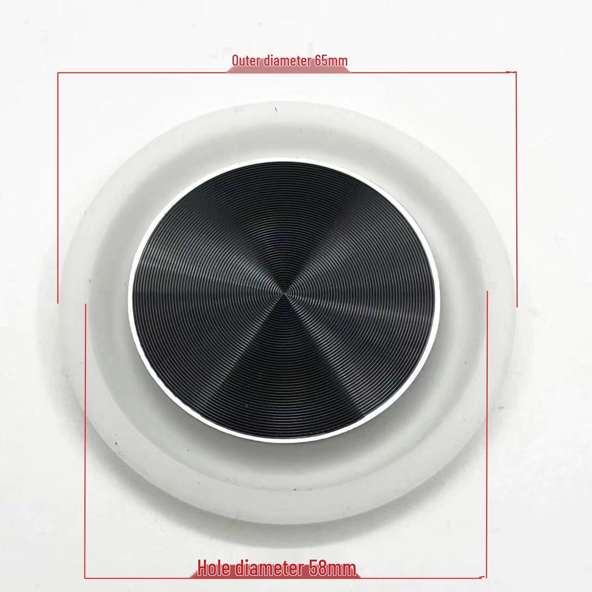 2.5  65MM Silicone/Rubber CD Pattern Passive Radiator Bass Diaphragm for DIY Bluetooth Speaker