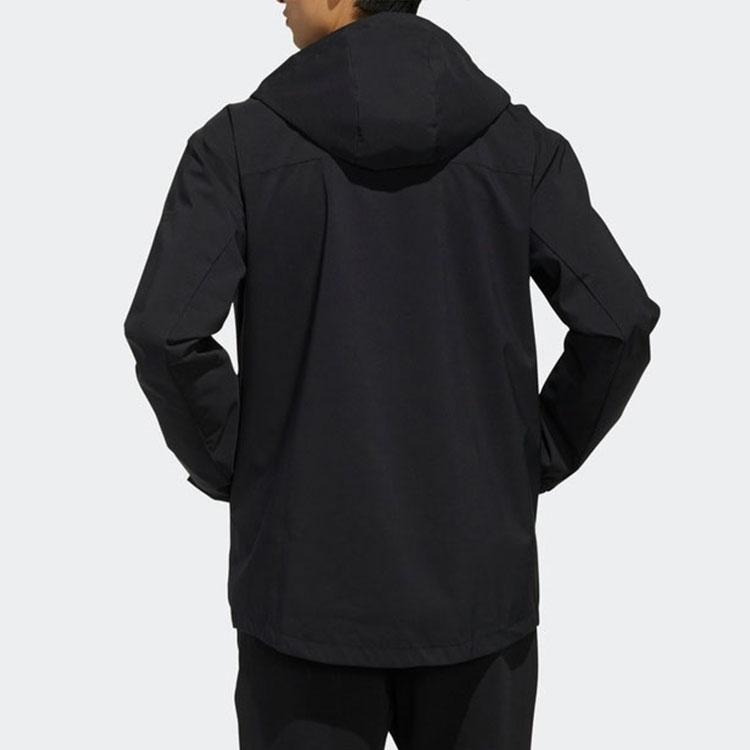 Adidas Sport Performance Windbreaker Jacket Men Jackets Black EH3745