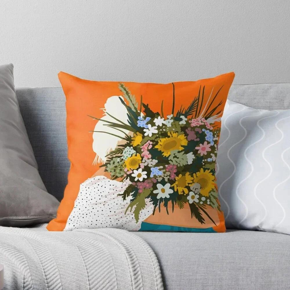 Home Decor Pillow Cover Tropical Fruit Plant Flower Pattern Print Office Sofa Luxury Cushion Cover