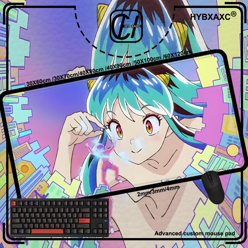 

Yatsura Mouse Pad Cute HD Desk Pad Extended Gaming Keyboard Mats Large Urusei 90x40cm XXL Gamer Mousepad 600x300x2mm