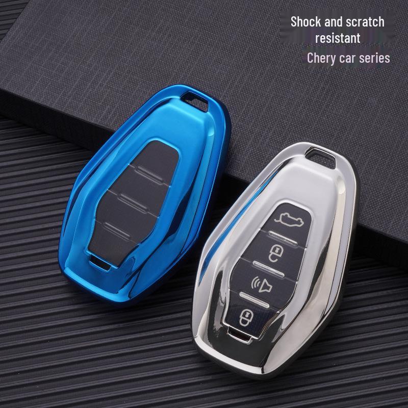 Car Key Cases for Chery Jetour X90 Plus & X70 Plus - Soft Rubber Material