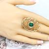 Prsten z pryskyřice dutý Arabesque Women Jewelry Open Free Size Arab Wedding Bijoux