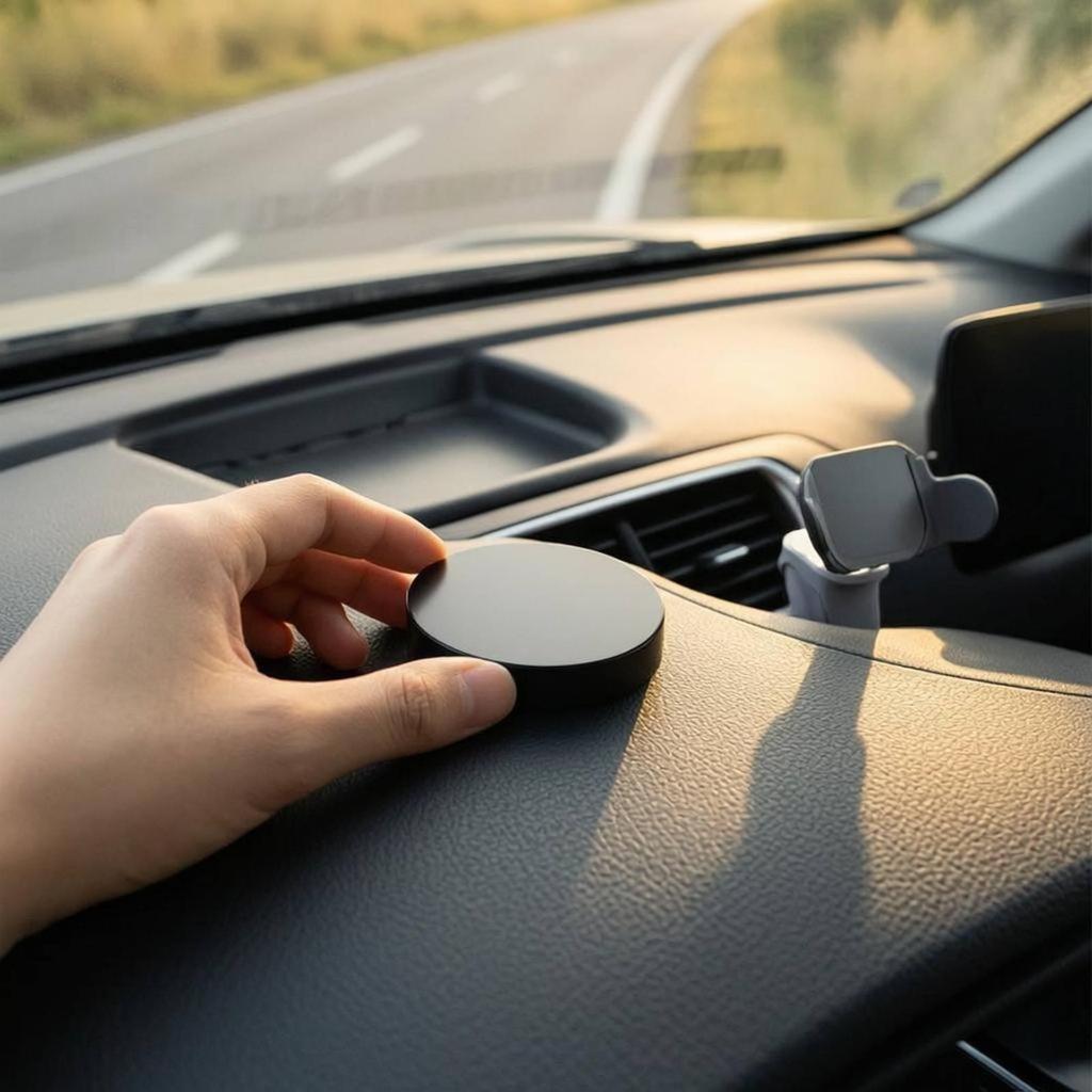 4 Pack Car Mount Bracket Dashboard Pad Base Disc Round Backing Paste Type Surface