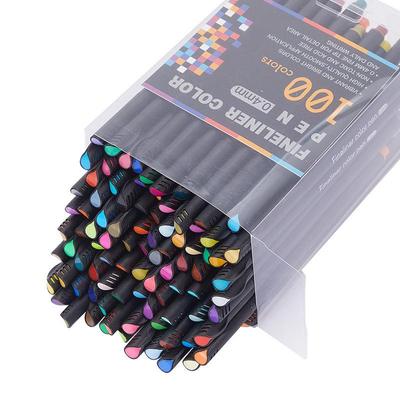 Aquarell Fineliner 0,4 mm Nadelstift Set zum Zeichnen und Konturieren