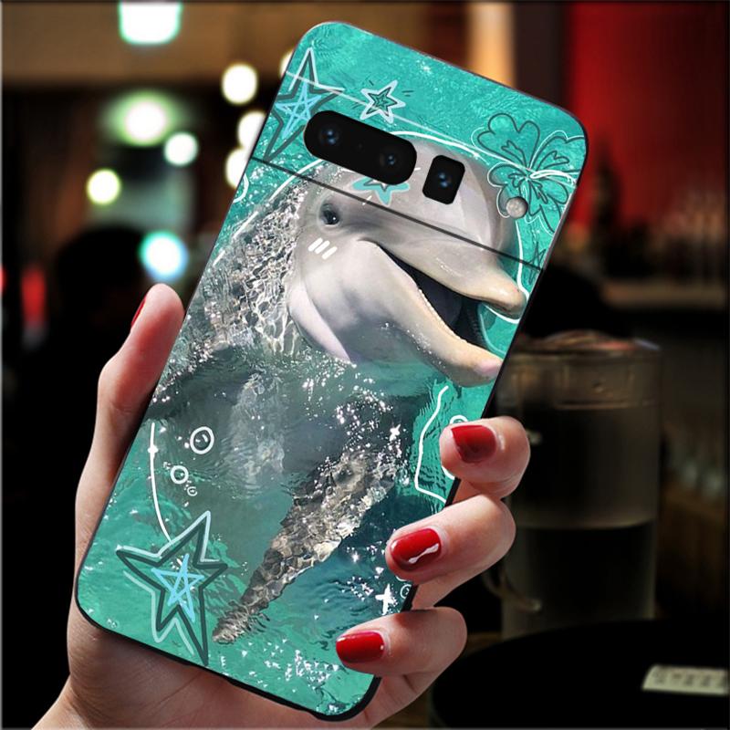 

Phone Case For Google Pixel 10 Pro XL 9 Pro XL 8 7 6 Pro 9A 8A 7A 6A Pixel 8 7 6 5 Dolphin Google Pixel 8