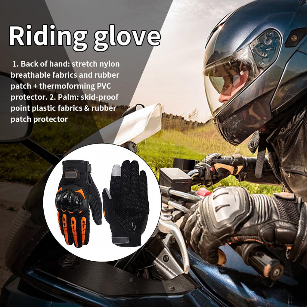 Full Fingers Screen Cycling Gloves Ergonomic Protection Motorcycle Gloves Anti\-Slip Mouontain Bike Motocross Gloves Gants