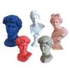 Nordic Resin Bust: David, Venus, Apollo Colored Statue Ornament