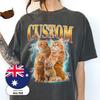 Custom Comfort Colors Vintage Bootleg Pet Shirt Pet Photo + Name Custom Dog Portrait Personalized Shirt Custom T Shirts Cat Shirt 90's Tee