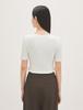 ROEM All Day Basic Round Neck Ribbed T-Shirt Rmhwg24R03