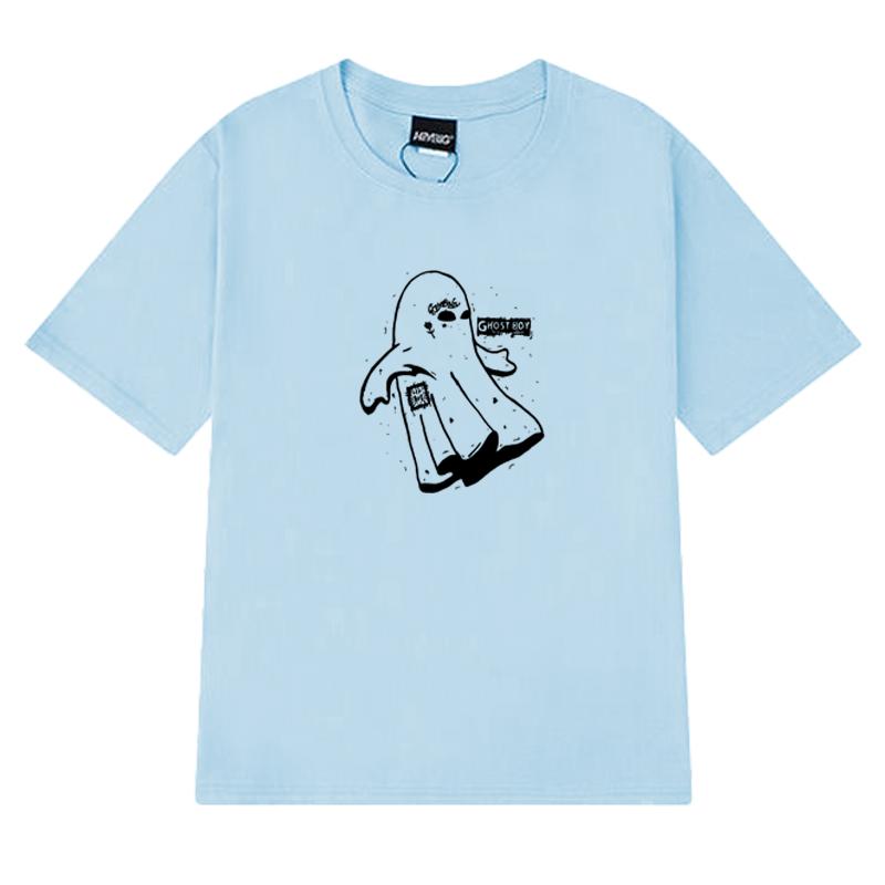 2025 New in Lil Peep song Ghost Boy printed short sleeve T-shirts Men Women harajuku Hip Hop streetwear Unisex Cotton T shirt