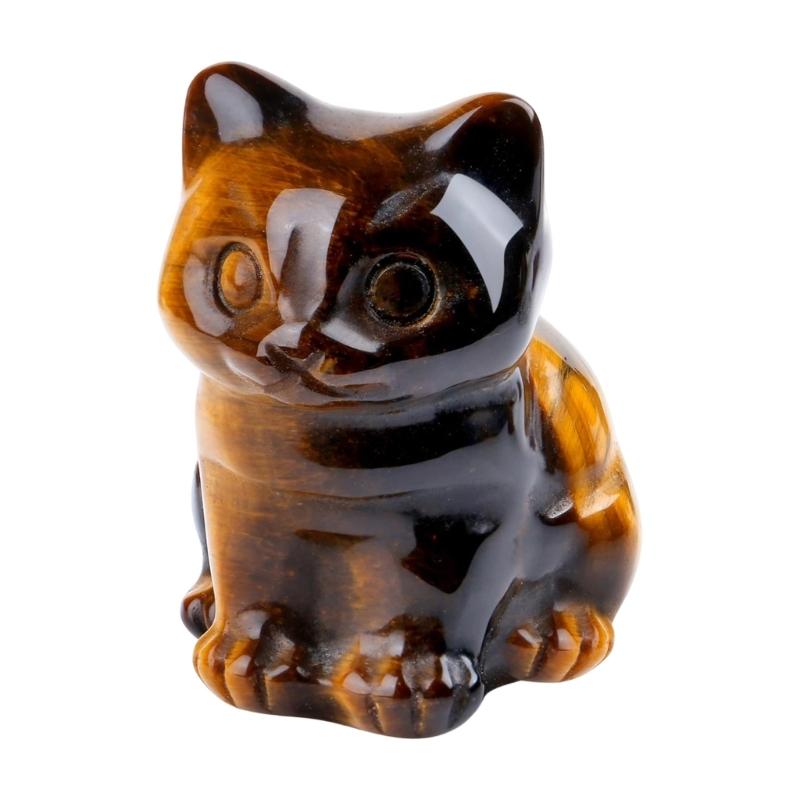 Cats Decors Crystal Cats Figurines Cats Lover Gift Lucky Cats Statue Loss of Cats Sympathy Gift Desktop Decorations