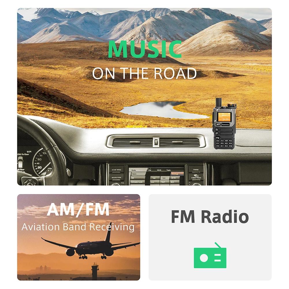 Quansheng UV K6 (8) Walkie Talkie Portable Am Fm Two Way Radio Commutator Station Amateur Ham Wireless Set Long Range Receiver