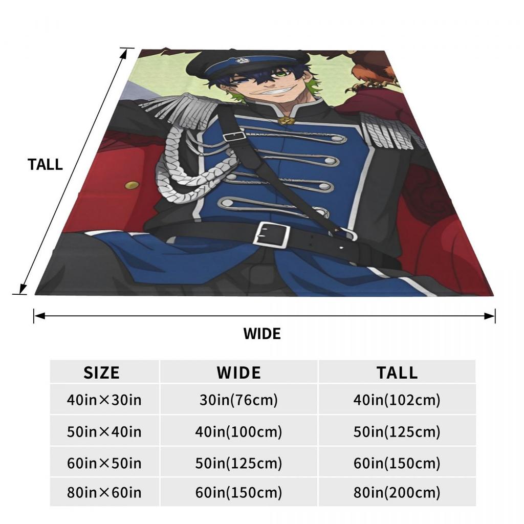Oliver Aiku Knitted Blankets Manga Anime Blue Lock Fuzzy Throw Blanket Home Couch Printed Soft Warm Bedsprea