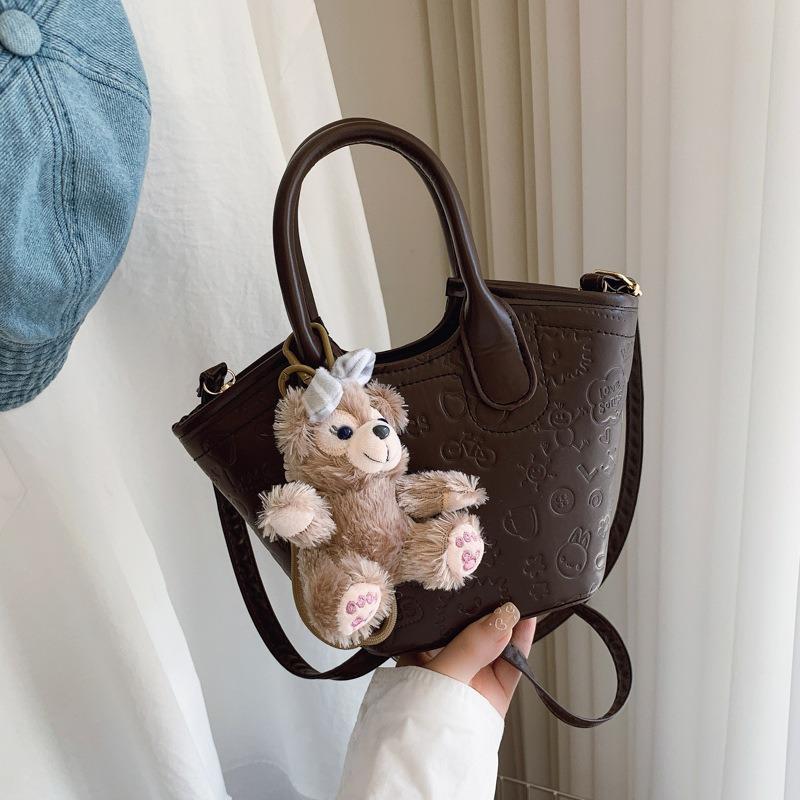 Summer Niche Embossed Bag Women's New Fashion Versatile Messenger Bag High-end Portable Bucket Bag