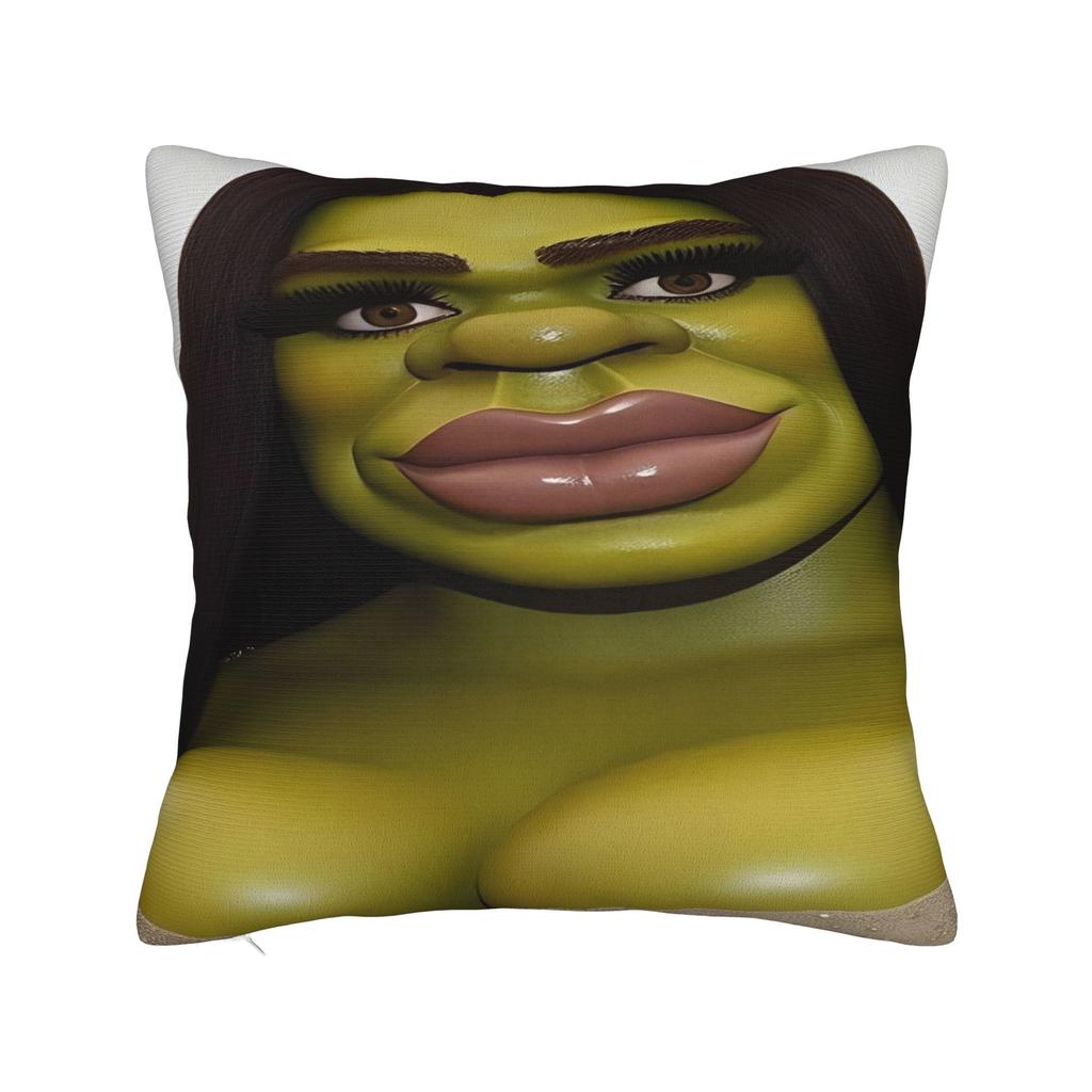 Polštářový potah Shrekův vtipný polštář Vlastní potah na polštář Novinka Povlak na polštář na pohovku ložnici domácí dekorace