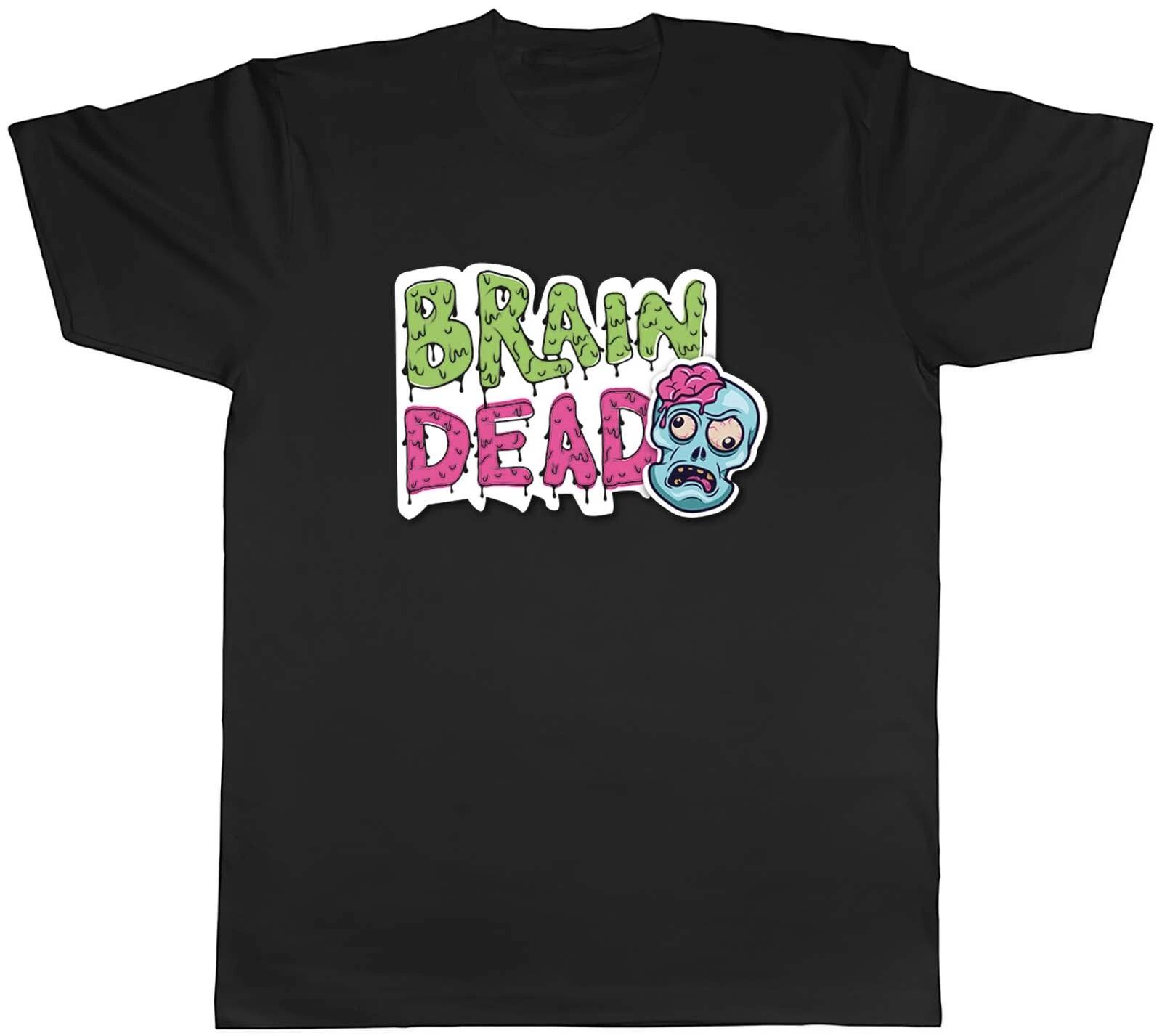 Brain Dead Zombie Halloween Mens Unisex T-Shirt Tee Gift XS