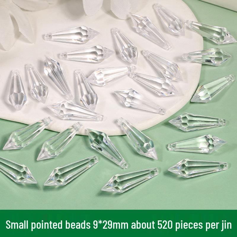 Acrylic Crystal Bead Pendant - Decorative Hanging Ornament for DIY Curtains