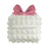 Hanging Type Flower Car Tissue Box Puff Grid Paper Organizer Storage Bag  Headrest Armrest