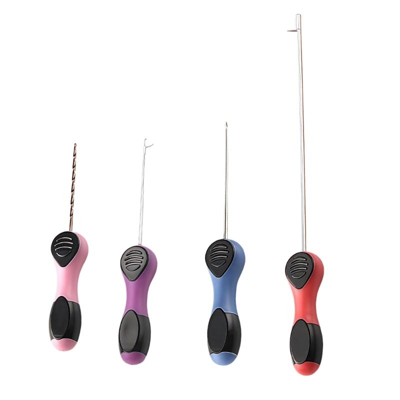 Baiting Rig Needle Stringer for Baits Hole Portable Fishing Splicing Needle Baits Boilie Drill Stringer Hook Needle