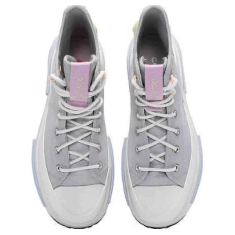 Converse Run Star Hike RunStarLegacy Codzienne Uniwersalne Wysokie Trampki Płócienne Unisex Szare